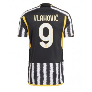Juventus Dusan Vlahovic #9 Hjemmebanetrøje 2023-24 Kort ærmer